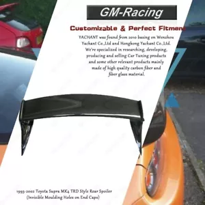 Full Carbon MK4 TR Style Rear Trunk Spoiler Wing for 93-02 Toyota - Foto 1 di 24