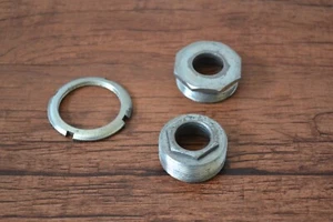 Vintage Steel 68mm English Threaded BSA 1.37 x 24TPI Bottom Bracket Cups - Picture 1 of 6