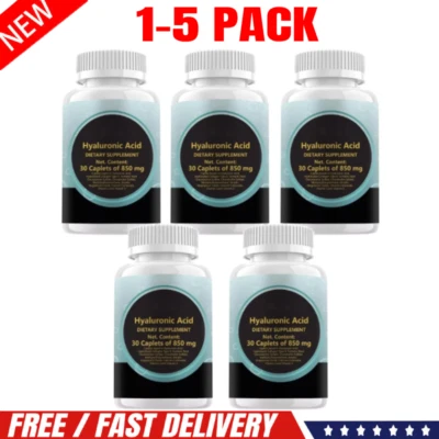 1-5 PACK Nuevo Ácido Hialurónico 30 Comprimidos 850 mg Reponer Energía Foto 1 de 4