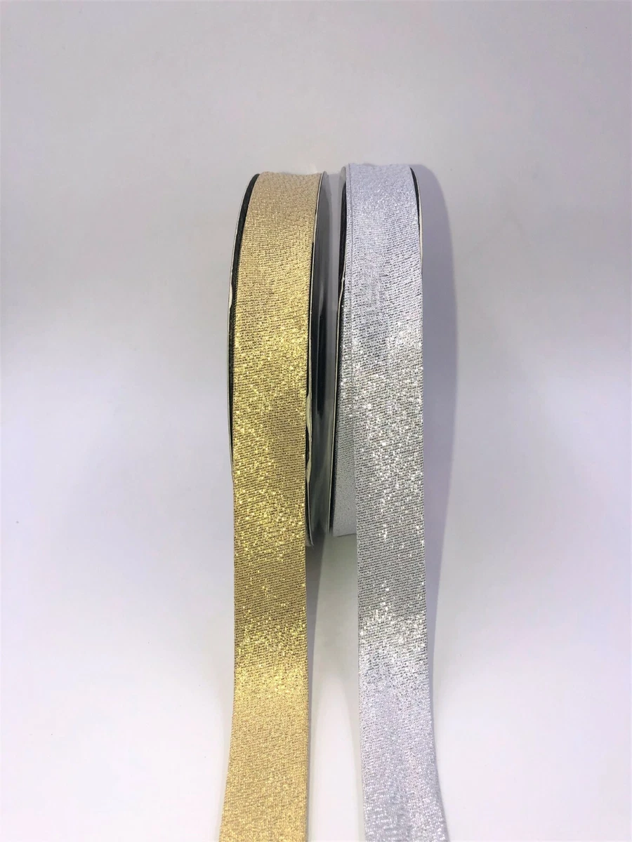 Goldfarbenes Spitzenband 18 Meter – Zierborte Mit Metallic-Rand Zum Nähen & Basteln