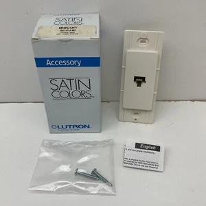Lutron Satin SC-PJ-BI Phone Jack BISCUIT Color Matte Texture - Picture 1 of 9