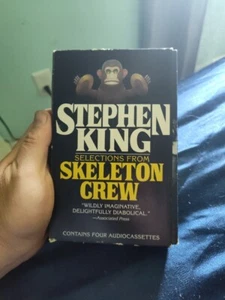 Stephen King Skeleton Crew Four Audio Cassette Set Great Condition - Picture 1 of 1