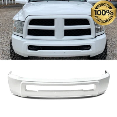 Bright White Front Bumper Face Bar W/O Fog Lamp For 2010-2018 Ram 2500 3500 4500 Foto 1 de 4