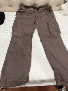 Rare Vintage Polo Ralph Lauren Maroon Cargo Pants 36x30 - Bild 1 von 3