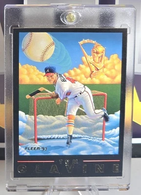 Fleer Tom Glavine Pro Visions 1993 #2 de 3 Just Say Wins RARO SP Atlanta Braves Foto 1 de 2