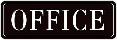 Letrero de puerta de oficina para hogar y negocios, autoadhesivo impermeable y desvanecido-... Foto 1 de 4