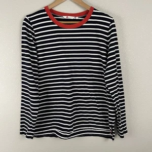 Boden camicia donna 12 righe girocollo nautica manica lunga - Foto 1 di 5