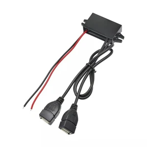 12V to 5V DC Converter with Dual USB for Car Devices and Automotive Use - Picture 1 of 8