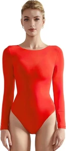 SUUKSESS Body donna girocollo manica lunga sexy perizoma MED - Foto 1 di 10