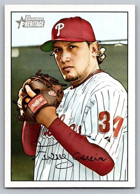 2007 Bowman Heritage #48 Freddy Garcia Philadelphia Phillies - Image 1 of 2