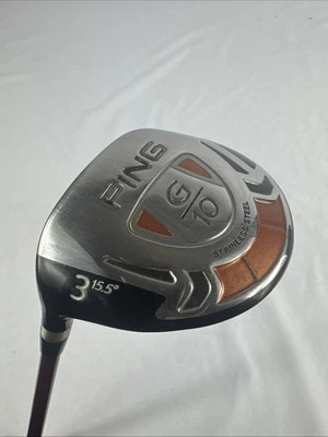 Ping G10 Golf Club Driver - 3 15.5 Degree - LH Lefty 43.5” - With Head Cover - Image 1 of 4