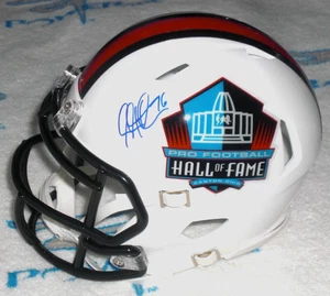 STEVE HUTCHINSON SIGNED HALL of FAME MINI HELMET Vikings Seahawks J.S.A. Cert. - Picture 1 of 4
