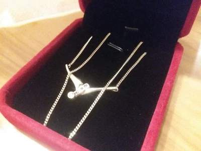 Halskette .Collier Gold 585 mit Smaragd,Saphir,Rubin, Diamant . wie Neu  - Bild 1 von 4