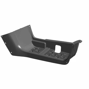 Polaris Footwell, Right Side, Gloss Black, Genuine OEM Part 5434792-070, Qty 1 - Picture 1 of 2