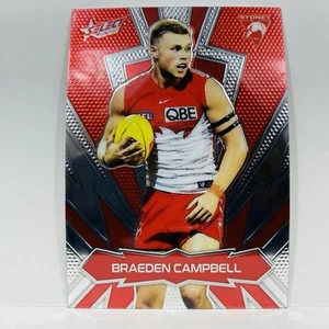 2025 Select AFL Footy Stars Thunderbolt Braeden Campbell Sydney Swans LT182 - Picture 1 of 2