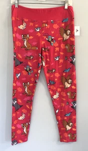 Disney Parks Ladies Forest Friends Woodland Critters Leggings Size Medium NWT - Picture 1 of 6