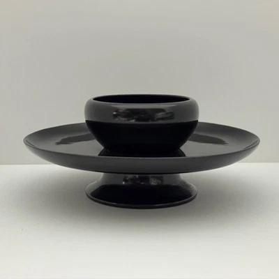 Ceremonia del té japonés Laca de madera Tazón de té Soporte Tenmokudai de Japón Foto 1 de 4