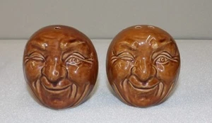 Juego de coctelera de sal y pimienta Admiration Cigar Co Man in Moon Face - Imagen 1 de 4