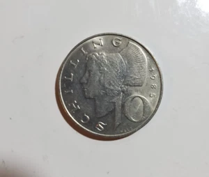 1985 AUSTRIA 10 Schilling, Nice High Grade Collector Coin - Picture 1 of 2