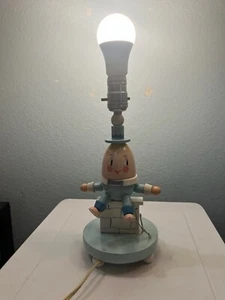 Humpty Dumpty MCM Lamp Nursery Plastics Inc Vintage Good Working Condition 1960 - Picture 1 of 4
