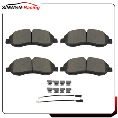 4 X Pastillas de freno delanteras de cerámica para Ford Transit-350 HD 2015 2016-2019 con hardware Foto 1 de 4