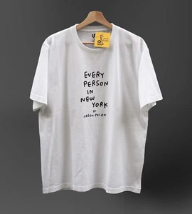 Jason Polan Art Every Person in New York City Men's Graphic Uniqlo T shirt - Picture 1 of 6
