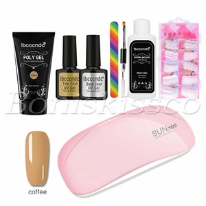 Pro Nail Gel Buffer Lamp Kit for Beginner Starter Nail Art Tools Manicure Set - Picture 1 of 18