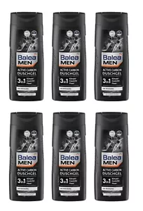 6 x 300ml | Balea MEN Duschgel Active Carbon - Bild 1 von 1