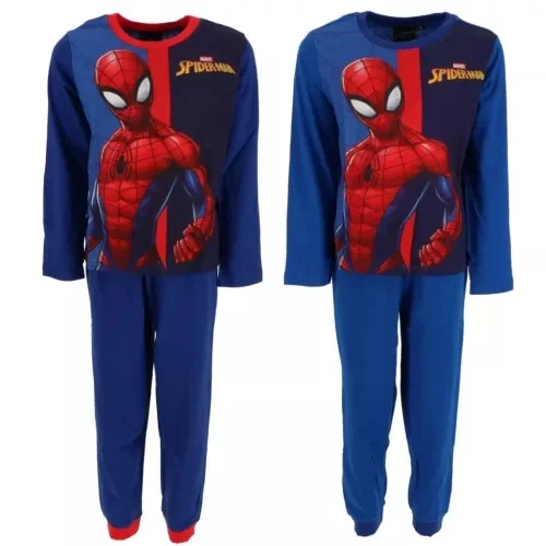 Schlafanzug Spiderman Jungs Schlafi 98 104 110 116 128 2 tlg. Marvel Pyjama