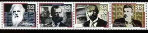 US Pioneers of Communication 32c stamp Strip of 4 Scott #3061 - 3064 - Picture 1 of 1