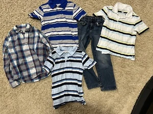 EUC Children’s Place Boys Clothing Lot Size 6 Jeans And Polos - Picture 1 of 1
