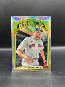 Topps Heritage #578 Hunter Renfroe 2021 refractor cromado #/572 - Imagen 1 de 2