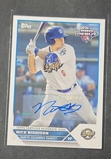 Nick Biddison 2023 Topps Pro Debut Auto Card #PD-176 Rancho Cucamonga Quakes