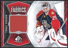 2009/10 UD SP Game Used TOMAS VOKOUN "AUTHENTIC FABRICS" Game-Worn Relic #AF-VO