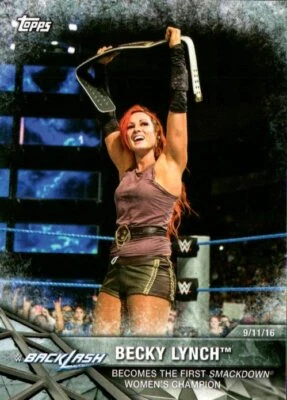 2017 Topps WWE Women's Division - WWE Matches and Moments #WWE-5 Becky Lynch - Image 1 of 2