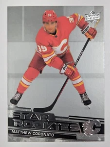 2023-24 Upper Deck Star Rookies Box Set #11 Matthew Coronato Rookie Card RC QTY - Picture 1 of 2