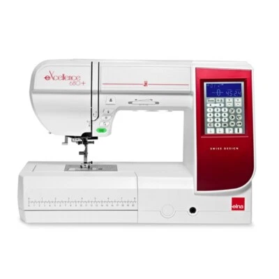 Elna Excellence 680+ Computerized Sewing Machine with 9mm Stitches New - Image 1 of 4