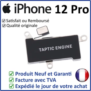 IPHONE 12 PRO - MODULE VIBREUR INTERNE ORIGINAL TAPTIC ENGINE MOTEUR VIBRATION - Photo 1 sur 3