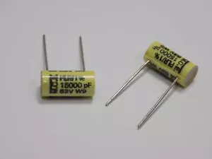 12x MCE 15000pF 0,015uF 1 % 63V Pro Kondensatoren HI END Audio Kappen - Bild 1 von 5