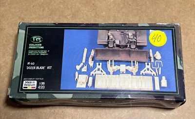 Kit de cuchillas de topadora M-60 - Kit de resina 1/35 - Verlinden Productions No. 499 - Precintado Foto 1 de 3