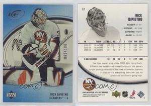 2005-06 Upper Deck Ice Rainbow /100 Rick DiPietro #61