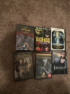 dvd movie Lot  of 6  action  Adventure Kick Ass Pans Labyrinth, I Robot +++ - Picture 1 of 3