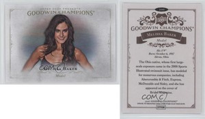 2016 Upper Deck Goodwin Champions Melissa Baker #100