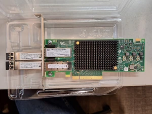HPE SN1600E 32GB 2P FC HBA 870000-001 Q0L12A Q0L12-63001 mit SFPs & hoher Halterung - Bild 1 von 3