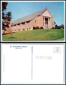 NEW HAMPSHIRE Postcard - Nashua, St. Christopher's Church L5 - Picture 1 of 1