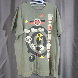 VTG Tank Girl Green Tee Shirt sz XL Promo Comic Book Film Movie 90s Punk Rock - Picture 1 of 12