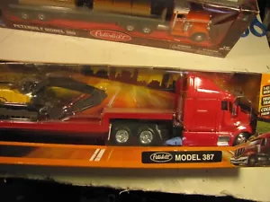 Newray 1:43 Peterbuilt 387 Trattore e sarto con carico imballo originale - Foto 1 di 7
