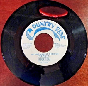 Gerri Como Record Country Side 45rpm Today Gone Help Me Make Through Night 1976 - Foto 1 di 4