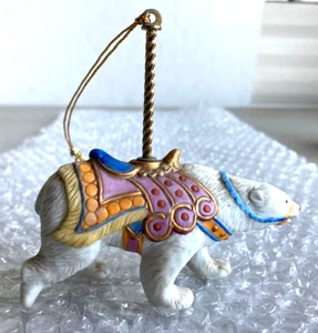 LENOX Carousel Collection Vntg POLAR BEAR Porcelain 1989 #20 - Picture 1 of 6