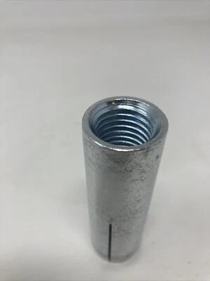 MCMASTER-CARR (Lot of 15) Steel Female-Threaded Concrete Anchors 1" diameter, 3-1/8" Length